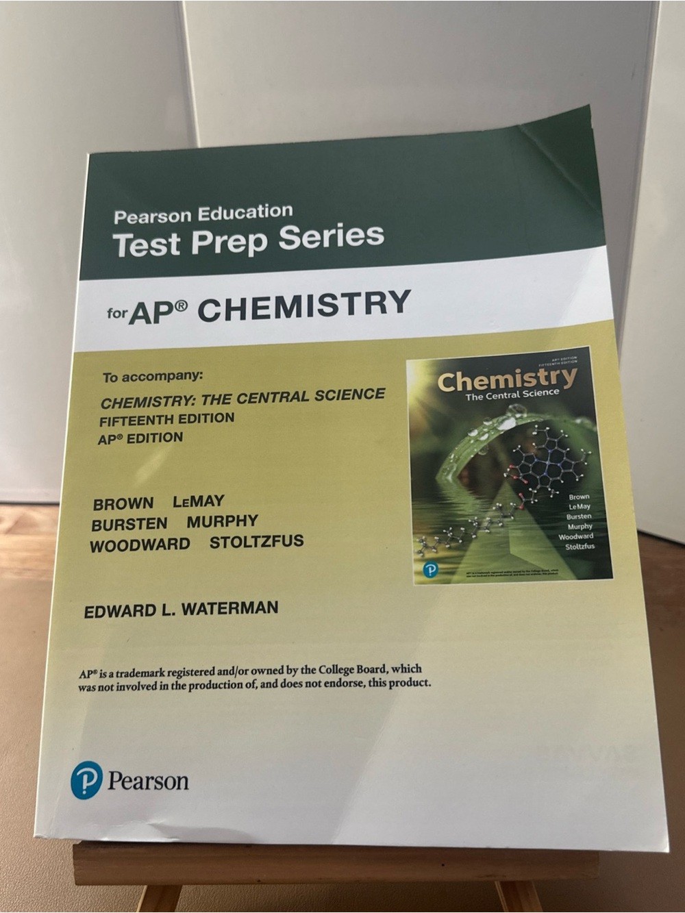 Pearson AP Chemistry Test Prep Book - Green/Yellow E-8677